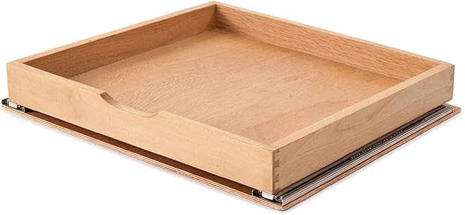 Pull Out Cabinet Drawers - 6x2 Size Options (12-23'W,18-21'D), Pre-Assembled with Soft Close Slides, Solid Beechwood, Easy Installation(23'W x 18'D) by Unknown