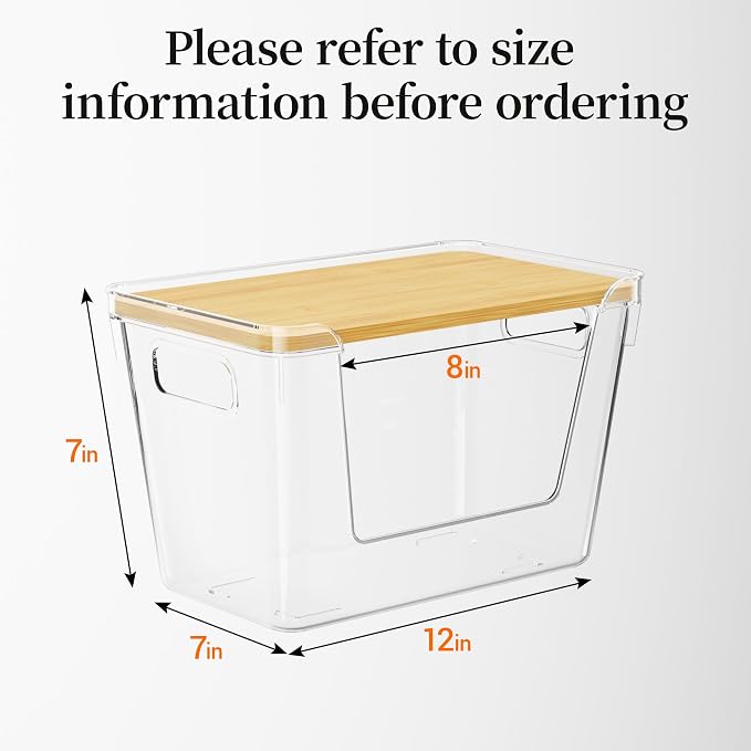 Delamu 3 Pack Trash Bag Dispenser, Stackable Garbage Bag Holder | Clear Acrylic Organizer Bins for Under Sink Organization, Pantry Storage, Cabinet, Kitchen, Laundry, Bathroom - Image 7