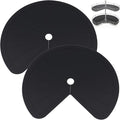 2 Pcs Lazy Susan Shelf Liners - Non Adhesive, Non Slip Kitchen Cabinet Liners for Refrigerator, Pantry, Sink & Cupboard Storage(27 Inch) by MAQUITA