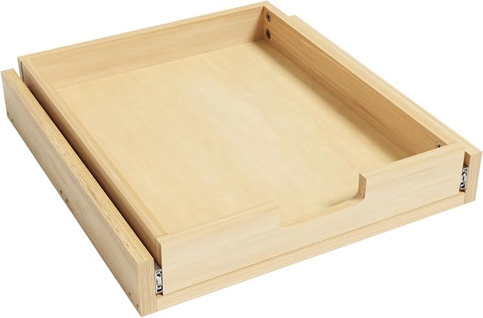 Pull Out Cabinet Organizer, 17''W×21''D Sliding Drawers for Cabinets, Soft Close Slide Out Wooden Pull out Drawers, Base Cabinet Organization for Kitchen, Pantry, Bathroom by Gsskny