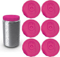 Silicone Soda Can Lids, 6 Pack Reusable Silicone Can Covers, Can Stopper or Protector For Soda, Beer, Drink, Juice, Coke, Beverage, Fits Standard Cans by Hoimoto