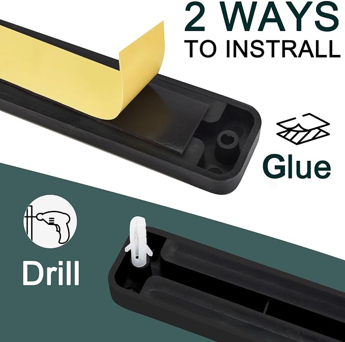 2pcs Magnetic Knife Strips,Magnetic Knife Holder for Wall/Refrigerator | Strong magnetic holder，magnetic tool organizer screws or tape installation,Saves counter space, keeps kitchen tidy - Image 3