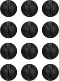 12PCS Black Adhesive Cable Clips Cord Organizer for Wire Management | Residue-Free Strong Adhesive, No-Drill Install, For Charger Headphone Cords, Home Office Desk Car Nightstand, Wire Organizer by Flezoo