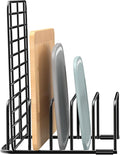 Fikoksol Cutting Board Organizer Storage, Baking Sheet Rack under Cabinet | Heavy Duty Cookie Sheet Organizer, Metal Cutting Board Holder, Space-saving Plate Holder for Cabinet, Tray Divider for Drawer by HOMEACCESSORIES