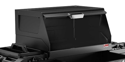 Suncast Commercial Locking Hood for Housekeeping Carts, Secure and Durable Accessory for Securing Supplies, Easy Installation, Black - Image 3