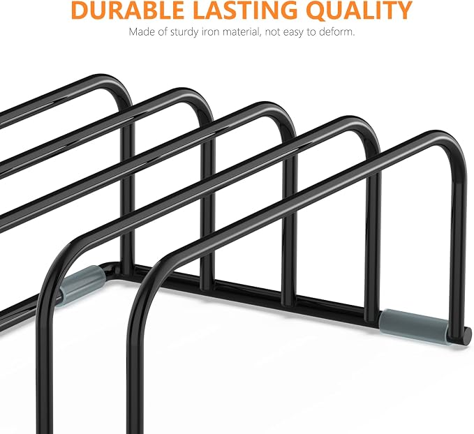 Cutting Board Storage Rack, Compact Cutting Board Organizer, Chopping Board Storage Stand Rack, Bakeware & Cookie Pan Sheets Organizer (2PCS 1.0 Inch) - Image 3
