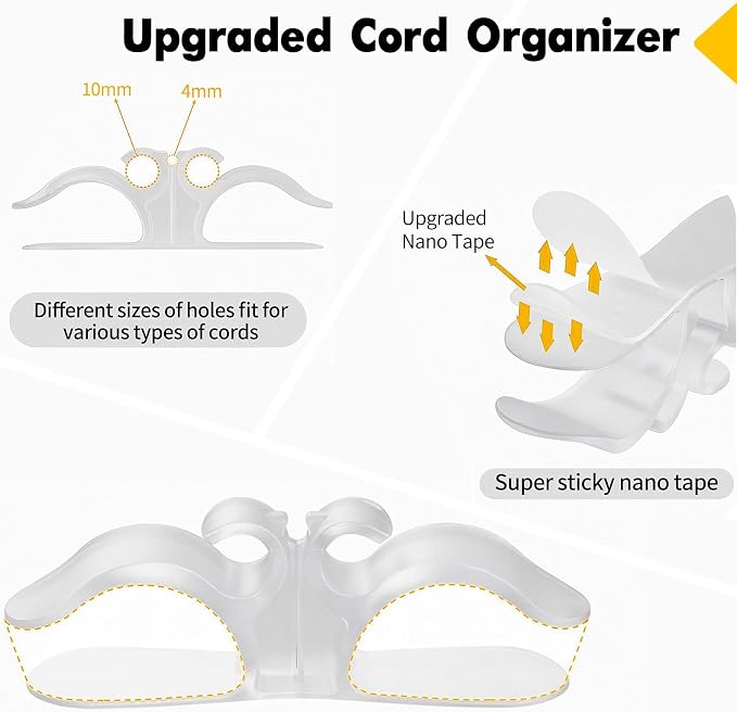 6PCS Appliance Cord Organizer,Upgraded Cord Organizer for Appliances,Wire Wrapper,Compatible with Air Fryers,Coffee Makers, Pressure Cookers, Toasters & Ovens - Image 3