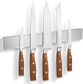 Knife Magnetic Strip, Magnetic Knife Holder for Wall Mount Fridge Refrigerator Knives Magnet Bar Tool Rack RV Kitchen Utensil Holder Metal Kitchen Tool Holder Knives Block RV Accessories 12 Inch by HEREOFhereisforyourneeds