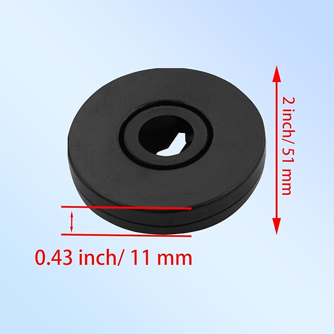 4Pcs Black Acrylic Lazy Susan 2 Inch Turntable Organizer Bearings | Mini Lazy Susan, Small Lazy Susan Turntable, 360° Rotating Swivel Plate for Spice Rack, Cosmetic, Cake, Pantry, DIY Display - Image 3