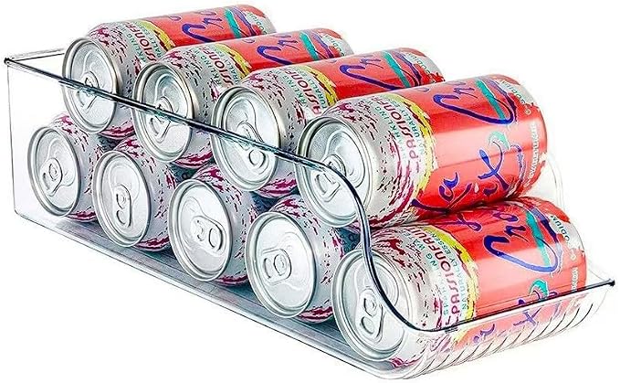 Stacking Can Dispenser，Soda Can Organizer for Pantry,Soda Can Drink Organizer Dispenser for Refrigerator Fridge Pantry，Refrigerator Organizers and Storage Sack Canning Racks，1 Pack by Dedaozhe