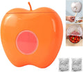 Plastic Food Wrap Storage Box with 200pcs Fresh Keeping Bags, Kitchen Wall Mounted Wrap Bag Organizer (ORANGE) by GYLCTOM