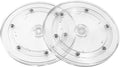 Piutouyar 2 Pcs Plastic Turntable Bearings Hardware, 6Inch/150mm, Clear | Plastic Acrylic Clear Turntable Organizer, For Kitchen Spice Rack Table Cake by Piutouyar
