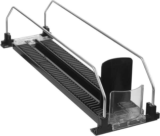 VILLCASE Beverage Thruster Automatic Drink Pusher for Refrigerator Shelf 12.4 x 3.54 x 3.34 Inches – Space-Saving Front-Loading Can Organizer for 12oz & 16oz Soda Cans – for Kitchen Pantry, Home Fridg by VILLCASE