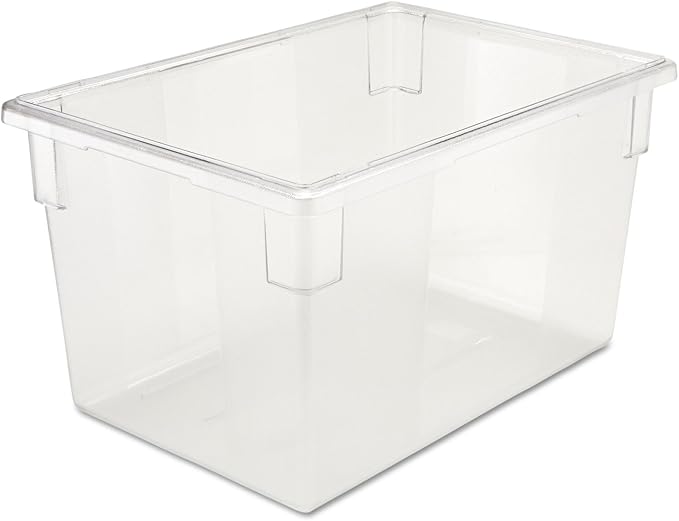 Rubbermaid Commercial Products-Food Storage Box/Tote, 21.5 Gallon, Clear, for Restaurant/Kitchen/Cafeteria by RubbermaidCommercialProducts