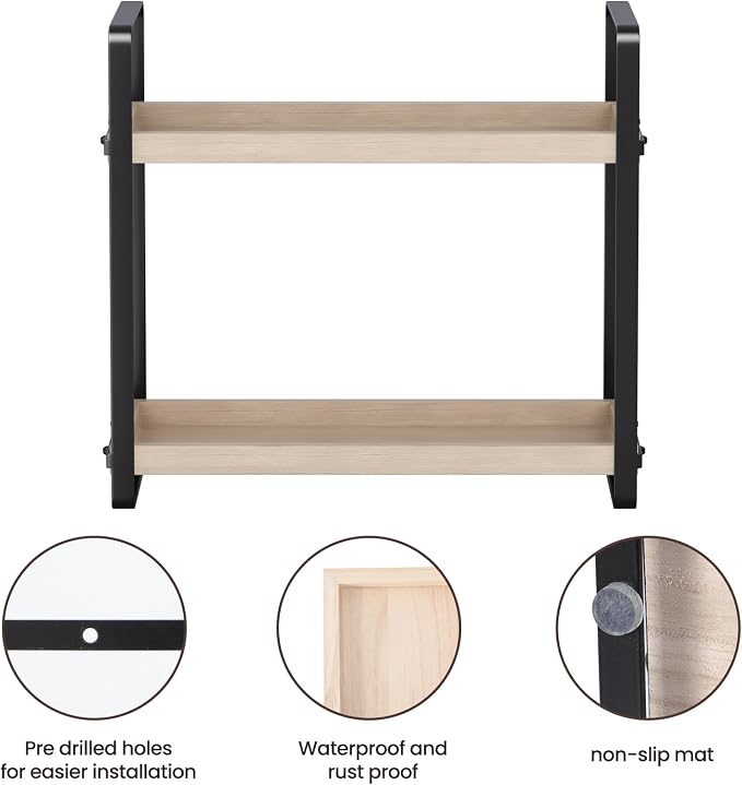 HNRLOY Bathroom Counter Organizer, Bathroom Counter Shelf, Makeup Organizer | Bathroom Countertop Organizer, Bathroom Sink Organizer, Perfume Organizer, Vanity Shelf, Bathroom Organization and Storage - Image 4