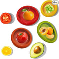 Avocado Preserver, Half Cut Fruit Container - Reusable Kitchen Tool for Refrigerator Onion Storage - Cheese, Lemon, Vegetables, Tomatoes, Fruit Gripper by Unknown