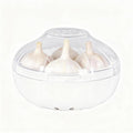Onion Storage, Avocado Saver Keeper, Reusable Tomato Lemon Holder | Fruits and Vegetables Storage Container with Clear Lid (Garlic Saver) by Unknown