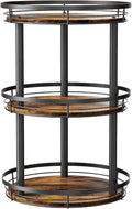 LAMU 12'' Wood Lazy Susan Spice Rack Organizer, 3 Tier Spice Organization for Cabinet, Countertop, Kitchen, Table Top, Pantry, Condiment and Seasoning Rack Organizer by YourHome-OrganizationHelper