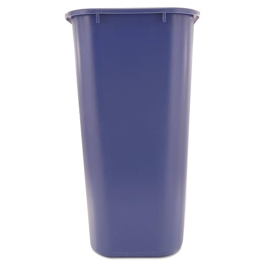 Rubbermaid Commercial Products Deskside Recycling Can, 10.25-Gallon/41-Quart, Blue Recycling Symbol, Plastic, for Bedroom/Bathroom/Office/Under Desk/Sink, Pack of 12 - Image 2