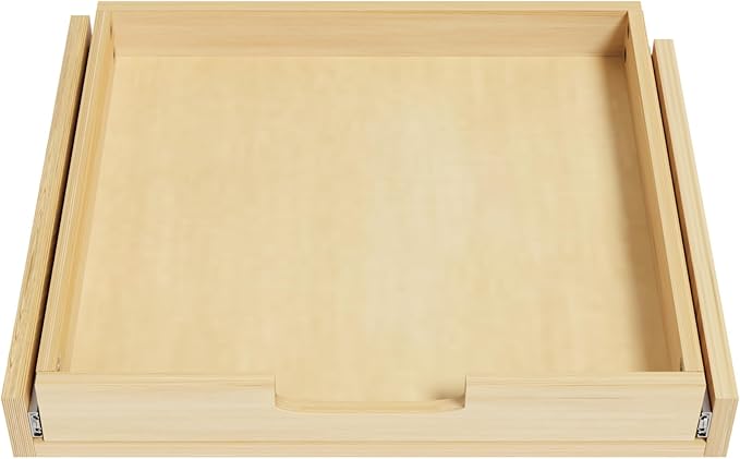 Pull Out Cabinet Organizer, 26''W×21''D Sliding Drawers for Cabinets, Soft Close Slide Out Wooden Pull out Drawers, Base Cabinet Organization for Kitchen, Pantry, Bathroom - Image 2