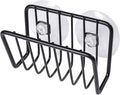Toplife Sponge Holder for Kitchen Sink, Rust-Proof Suction Cup Sponge Caddy - Black by Toplife
