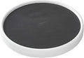 Copco 15 Inch Non-Skid Lazy Susan Turntable Organizer for Cabinet, Pantry, Refrigerator - Charcoal Gray, Smooth-Glide Ball Bearings, Raised Rim by Copco