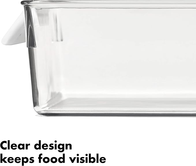 OXO Good Grips Fridge Organization Bin 8 in x 10 in - for Deli Meats, Cheeses, Loose Fruits and More - Image 4