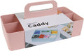 BLUE GINKGO Stackable Organizer Caddy, Long, Pink, Made in Korea | Portable. Adjustable. Home, Office & School Storage. by BLUEGINKGO