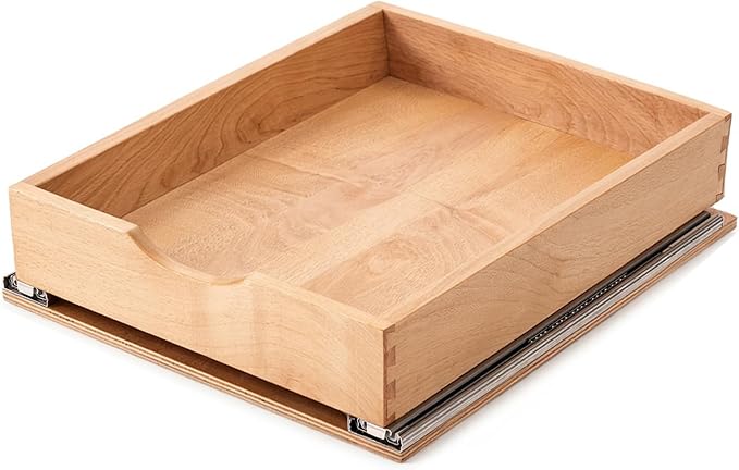 Pull Out Cabinet Drawers - 6x2 Size Options (12-23'W,18-21'D), Pre-Assembled with Soft Close Slides, Solid Beechwood, Easy Installation(16'W x 18'D) by Unknown