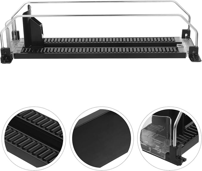 VILLCASE Beverage Thruster Automatic Drink Pusher for Refrigerator Shelf 12.4 x 3.54 x 3.34 Inches – Space-Saving Front-Loading Can Organizer for 12oz & 16oz Soda Cans – for Kitchen Pantry, Home Fridg - Image 9