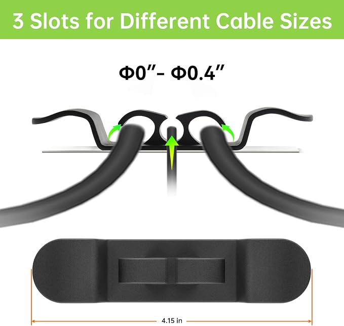 Daisyhome 6PCS Cord Organizer for Appliances, Upgraded Appliance Cord Wrap | Cord Holder Stick on Pressure Cooker, Coffee Maker, Air Fryer and Blender - Image 6
