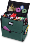Unique Holiday Storage Organizer for Gift Bag and Wrapping Accessories (Green) by ProPik