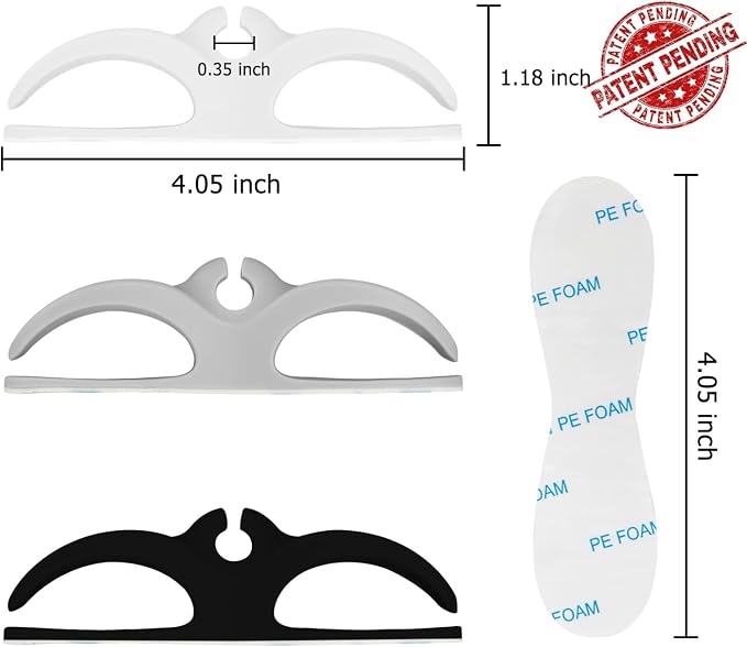 Cord Organizer for Kitchen Appliances, Adhesive Cord Holder, Cord Winder for Storage Appliances Stick on Mixer, Blender, Coffee Maker, Pressure Cooker and Air Fryer (3 Pack) - Image 2
