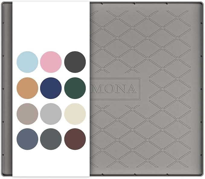 URMONA 22" x 22" Waterproof Silicone Mat in Multiple Sizes & Colors, Under Sink Mat for Kitchen & Bathroom, Pet Food Pad for Dogs & Cats, Kitchen Cabinet Liner, Multi-Purpose for Storage(Beige) by URMONA