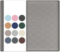 URMONA 22" x 22" Waterproof Silicone Mat in Multiple Sizes & Colors, Under Sink Mat for Kitchen & Bathroom, Pet Food Pad for Dogs & Cats, Kitchen Cabinet Liner, Multi-Purpose for Storage(Beige) by URMONA