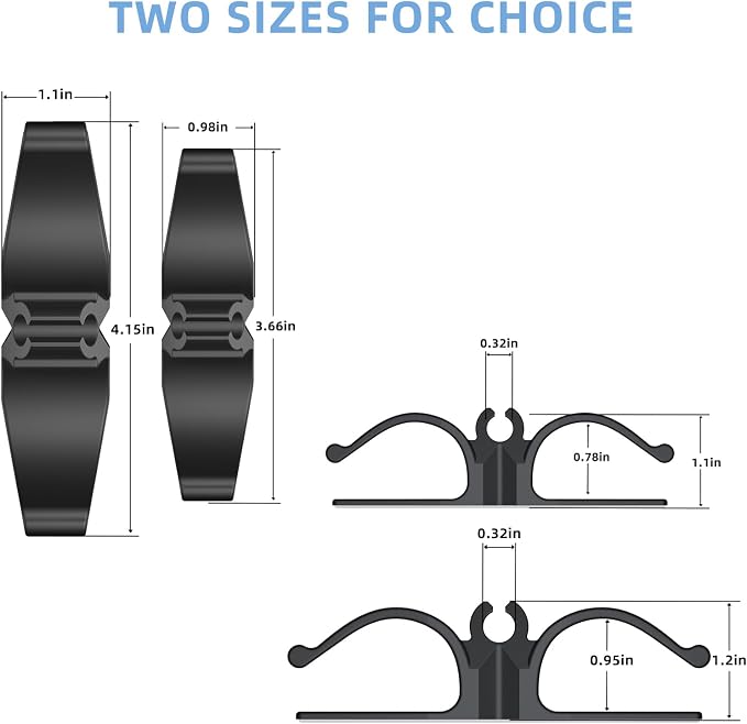 Lancord Cord Organizer for Appliances, 8 Pack Appliance Cord Organizer S&L | Upgraded Kitchen Appliance Cord Organizer Stick On Cord Wrap Cord Holder for Appliances Mixer, Coffee Maker, Pressure Cooker - Image 4