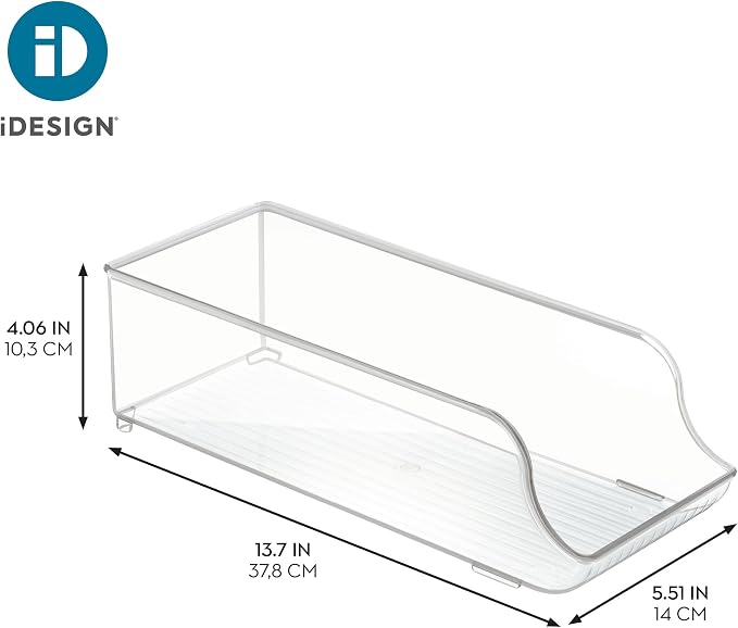 iDesign Soda Can Dispenser for Refrigerator or Pantry, Set of 6, Clear | Made in USA - Image 4
