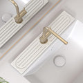 Stone Faucet Mat for Kitchen Sink, Water Absorbing Sink Water Splash Guard, Fast-Drying Kitchen Sink Faucet Mat, Durable Protector and Stone Drying Mat for Kitchen Counter & Bathroom Sink by Unknown