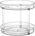 Clear Lazy Susan Turntable Organizer, Rotating Spice Rack Kitchen Pantry Organization and Storage, Medicine Cabinet Organizer, Cosmetic Makeup Organizer for Vanity, Perfume, Bathroom, Refrigerator by ShelfShaper