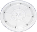 1Pcs Clear Acrylic Lazy Susan 9 Inch Turntable Organizer Bearings | Mini Lazy Susan, Small Lazy Susan Turntable, 360° Rotating Swivel Plate for Spice Rack, Cosmetic, Cake, Pantry, DIY Display by Adyoney