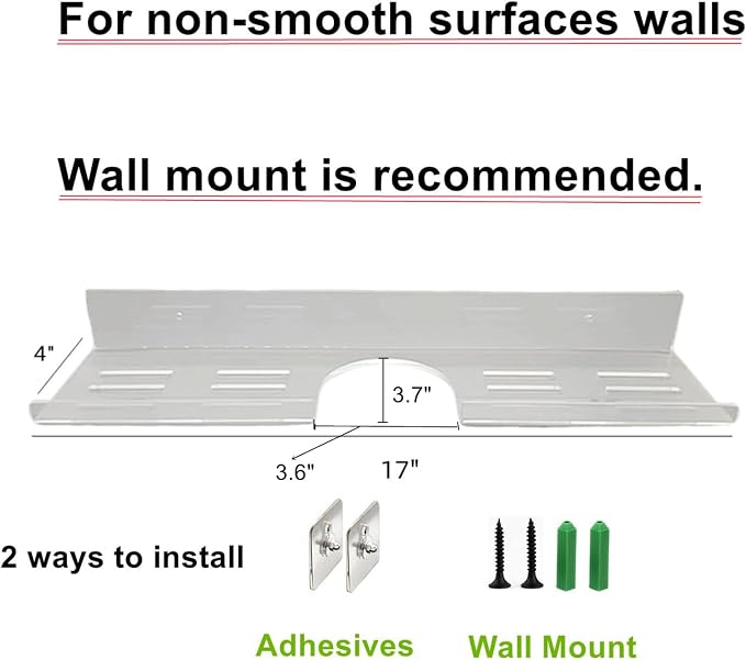 ROYALITA 17 Inch Acrylic Bathroom Shelf Organizer Over The Faucet | Bathroom Sink Rack Over The Sink Shelf, Countertop Organizer Kitchen Above Faucet, Clear - Image 5