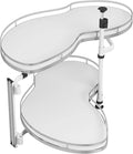 VADANIA Blind Corner Pull Out Organizer, 36" Left Swing Cabinet | 2-Tier Swing Tray, Soft Close, Left Hand Open, Space Saving Blind Corner Cabinet Design by VADANIA