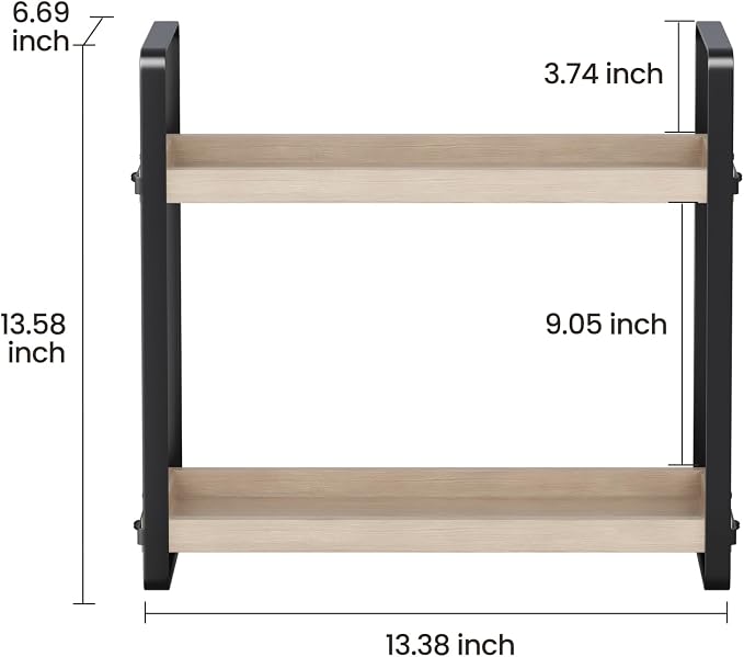 HNRLOY Bathroom Counter Organizer, Bathroom Counter Shelf, Makeup Organizer | Bathroom Countertop Organizer, Bathroom Sink Organizer, Perfume Organizer, Vanity Shelf, Bathroom Organization and Storage - Image 3