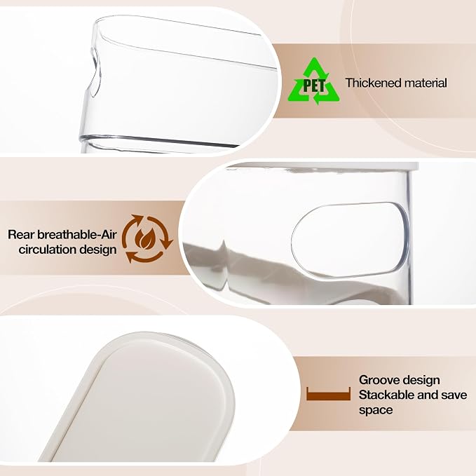 WACOI Auto Rolling Fridge Egg Organizer, Space Saving Eggs Dispenser for Refrigerator Storager, Home Egg Holder, 1 pack - Image 7