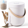 smartoo Vacuum Cat Dog Food Storage Container 10 lb, Dry Pet Food Storage | 10.6 Qt Airtight Cat Food Storage Container with One-Button Easy Use, Magnetic Scoop Incl., BPA-Free, Durable, Rechargeable by smartoo