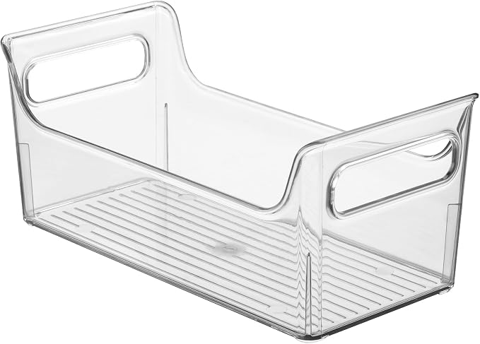 iDesign Plastic Condiment Organizer with Handles, Clear | For Fridge, Made in USA - Image 9