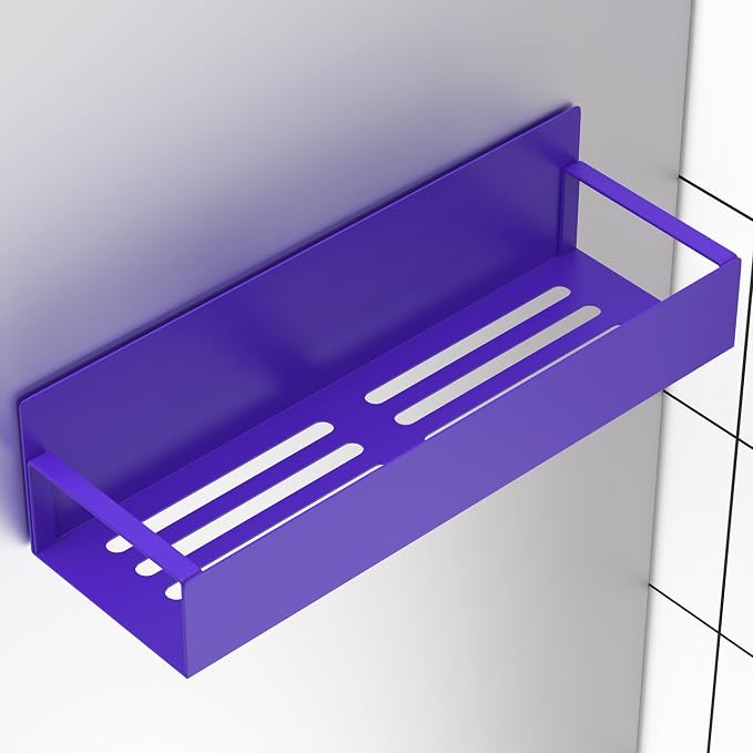 4 Pack Magnetic Spice Storage Rack Organizer for Refrigerator and Oven, Purple Fridge Organizers and Storage | Magnetic Shelves Heavy Duty for Fridge in Kitchen, Seasoning Storage Organizer, For Oven Washer and Dryer, For Heavier Items - Image 5