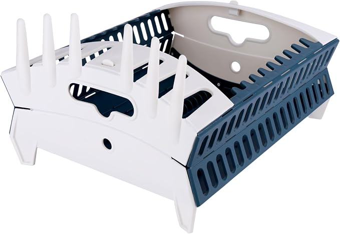 Coghlan's Snapfold™ Dish Rack – Portable Camp Kitchen Organizer, Space-Saving Foldable Dish Drying Rack with Dish and Utensil Slots, Drinkware Holder, for Camping, RVs, and Travel - Image 4