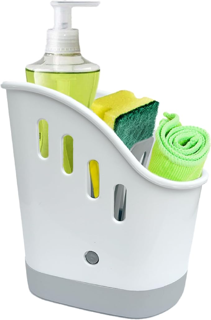 Trenton Gifts Kitchen Sink Organizer - Sink Caddy for Kitchen Organization: Sponge and Brush Holder by Trenton+Gifts