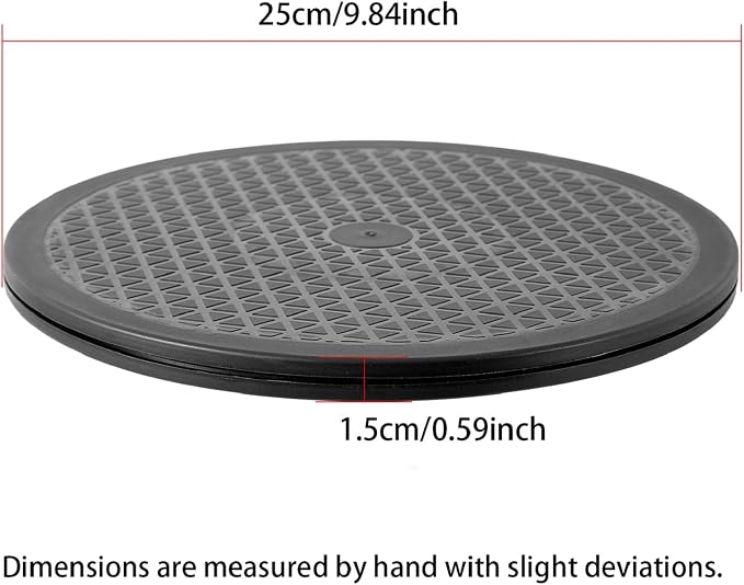 Multi-use Heavy Duty Rotating Swivel Stand - Lazy Susan with Steel Ball Bearings for Model Base/Rotating Plants/Crafts Stand Monitor/Big Screen TV/Monitors/Potted Plants (10 Inch) - Image 4